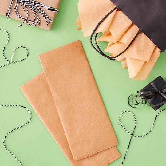 Kraft Tissue Paper by Celebrate It™, 12 Sheets